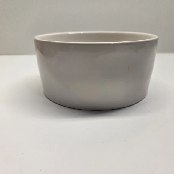Rae Dunn Dog Food Bowl "All Mine" White Black Lettering Cute Modern Minimalist - Picture 6 of 7